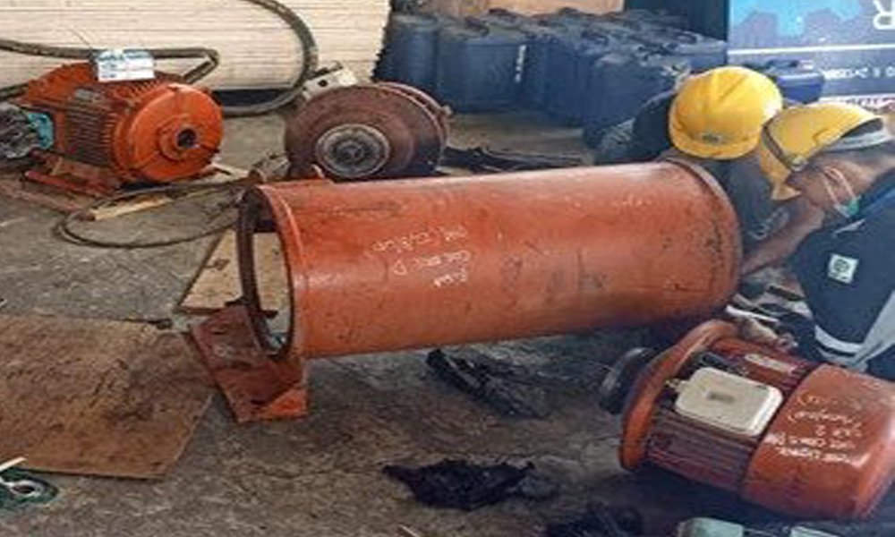 Perakitan Unit Motor Hoist di Surabaya Crane Hoist SPC