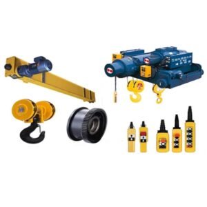 wireless crane, wheel gear, hook dan accesoris